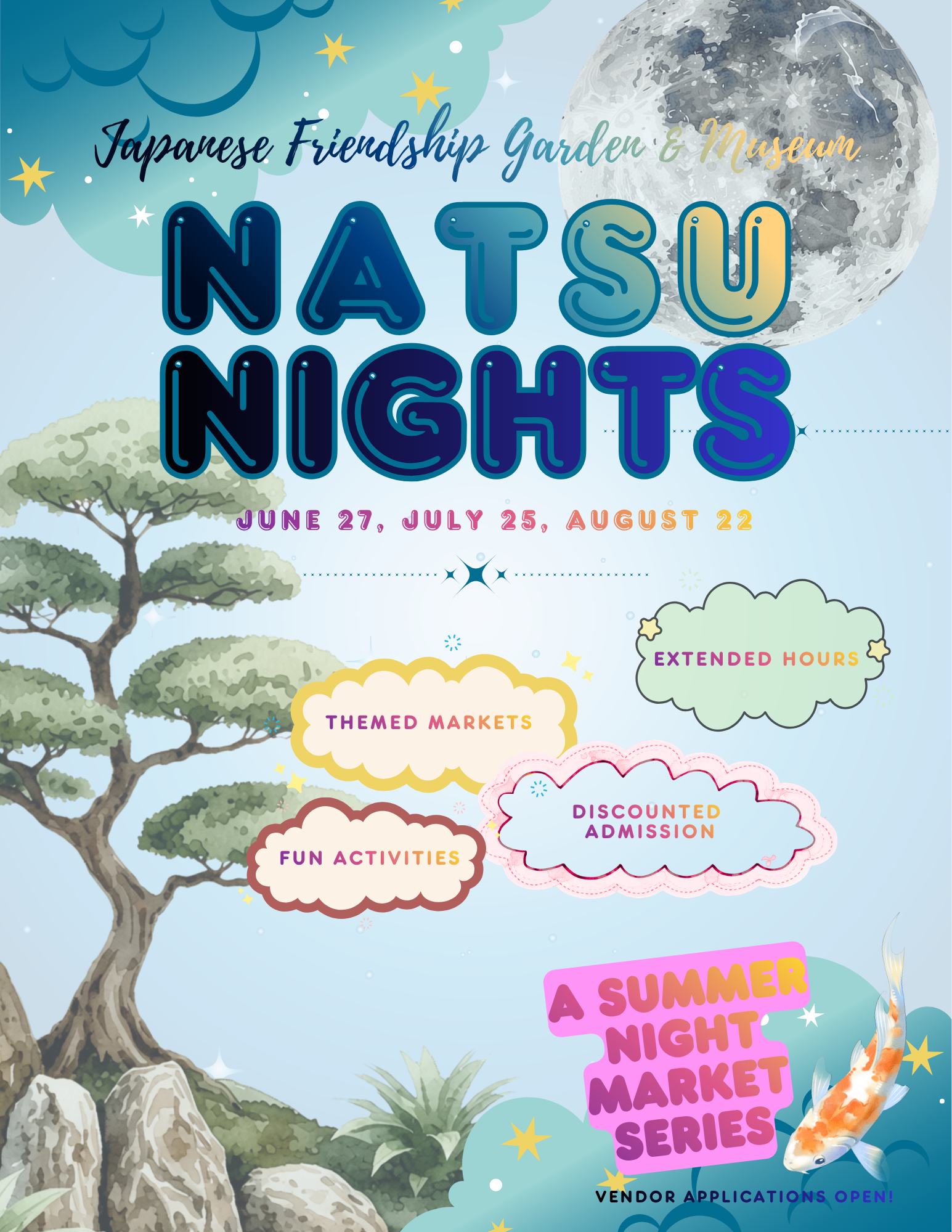 Natsu Nights — Japanese Friendship Garden
